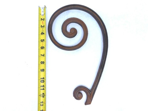 Vintage pediment cast iron - pediment,