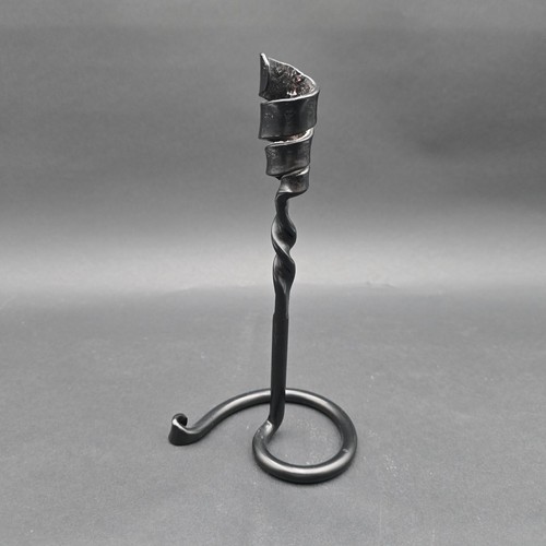 Cast iron candle holder - iron,