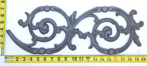 Vintage pediment cast iron - vintage,