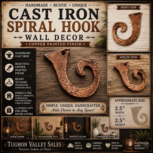 Handmade cast iron - cast,