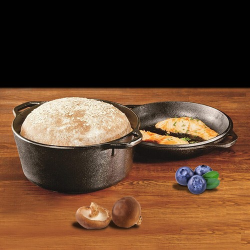 Portable cast iron - stew, pot
