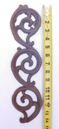 Vintage pediment cast iron - vintage,