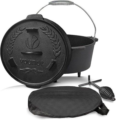 Cast iron pre - iron, seasoned